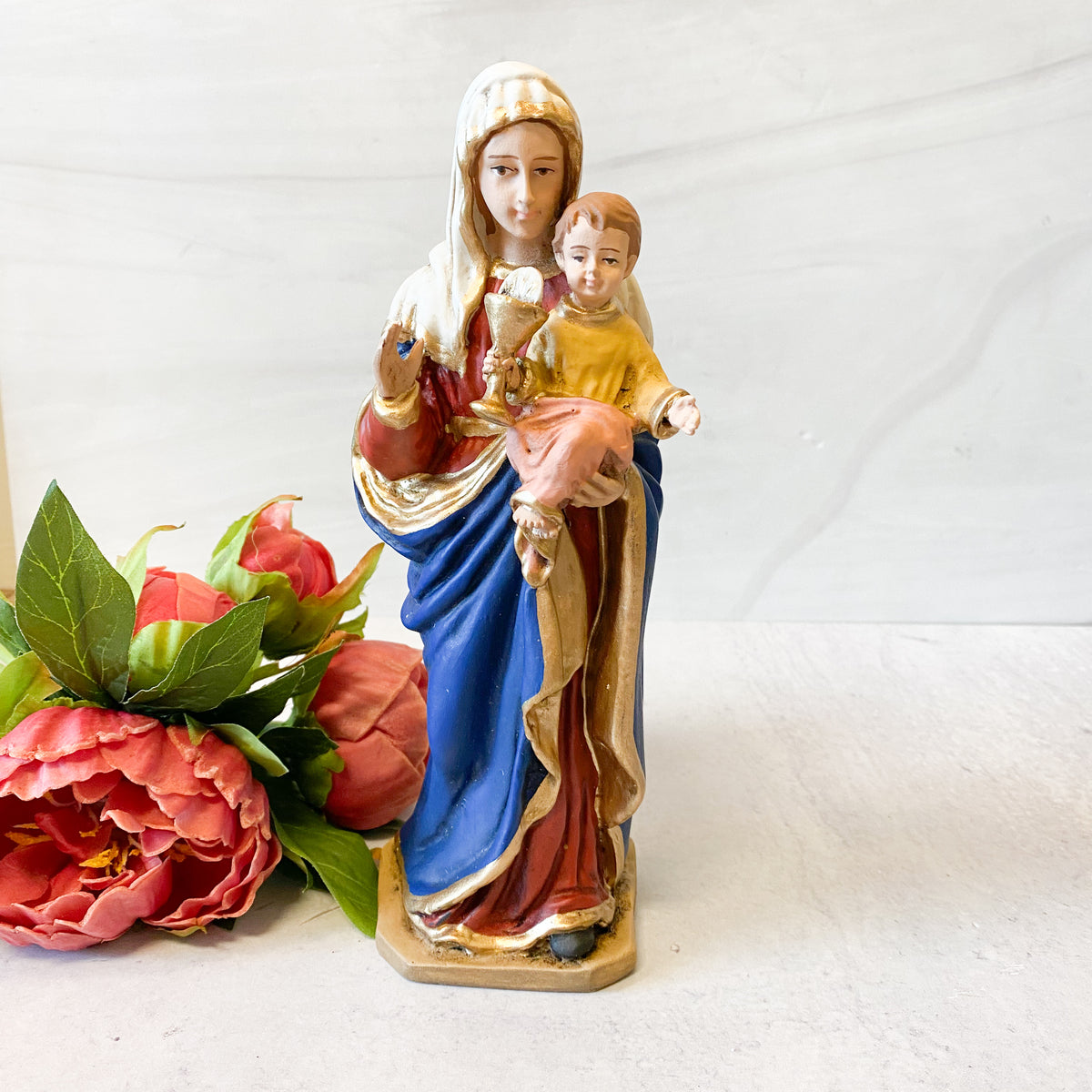 Virgin of the Eucharist 9.5'H Statue