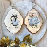 12 Days of Christmas Glass Ornament Assorted in Gift Box
