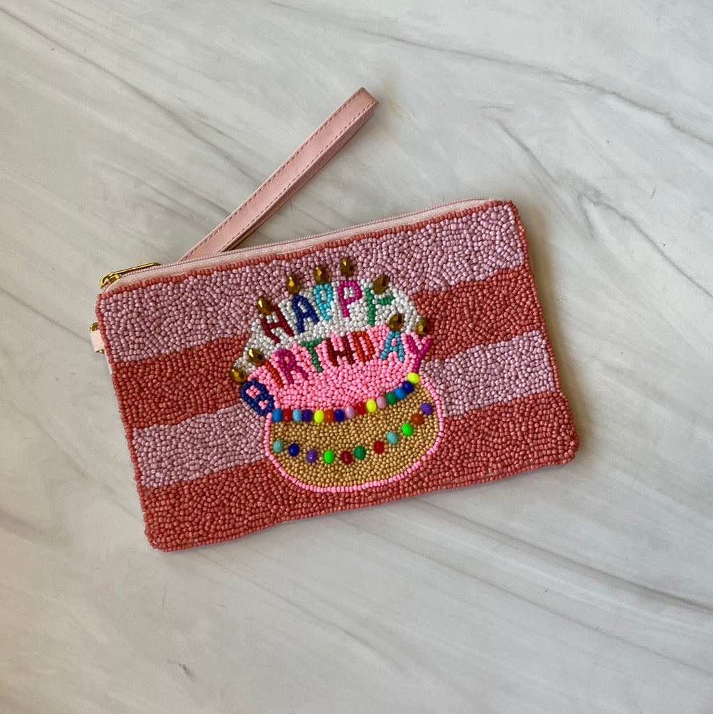 Beaded Wristlet