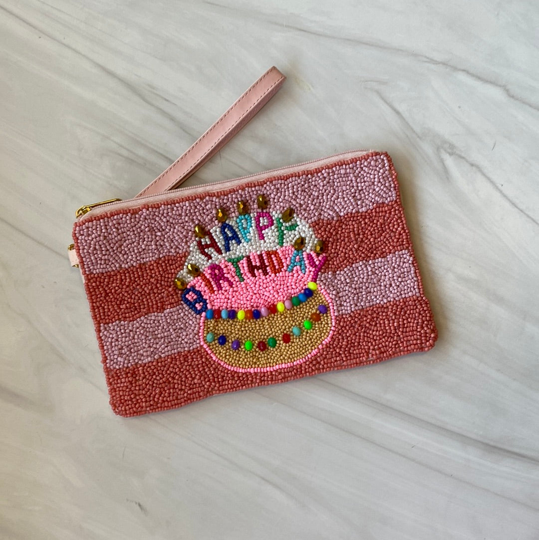 Beaded Wristlet