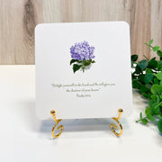 Verse Card Oversize - Hydrangea Verses Oversized Sample