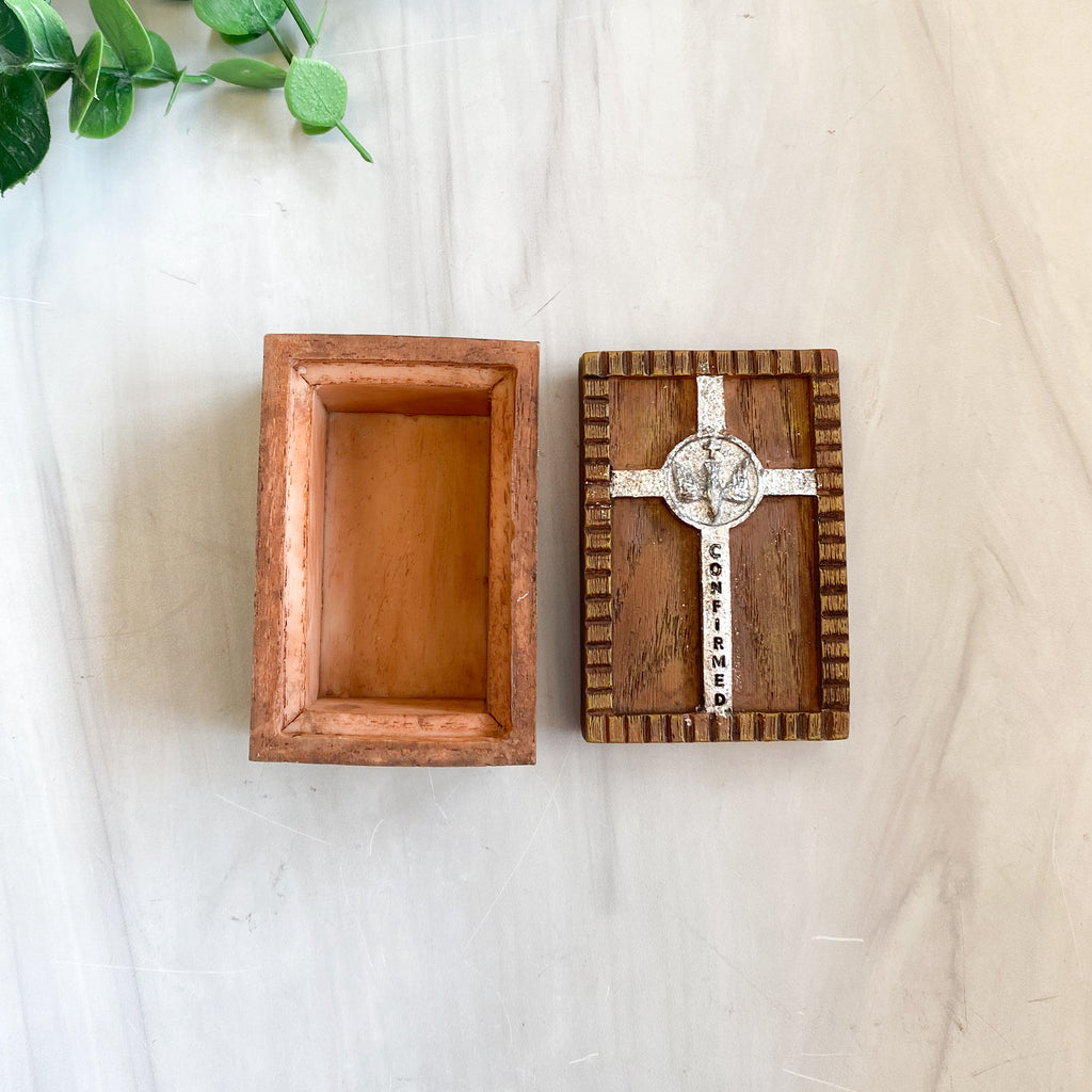 1.75"H Confirmation Wood Box