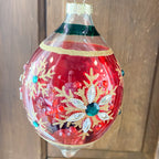Ornament Glass Sheer Red and Green and Gold (2 Shapes)