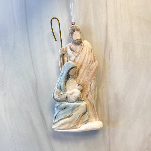 7" Nativity Molded Ornament