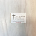 A Man of Prayer Vinyl Sticker