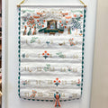 Nativity Embroidered Hanging Advent Calendar