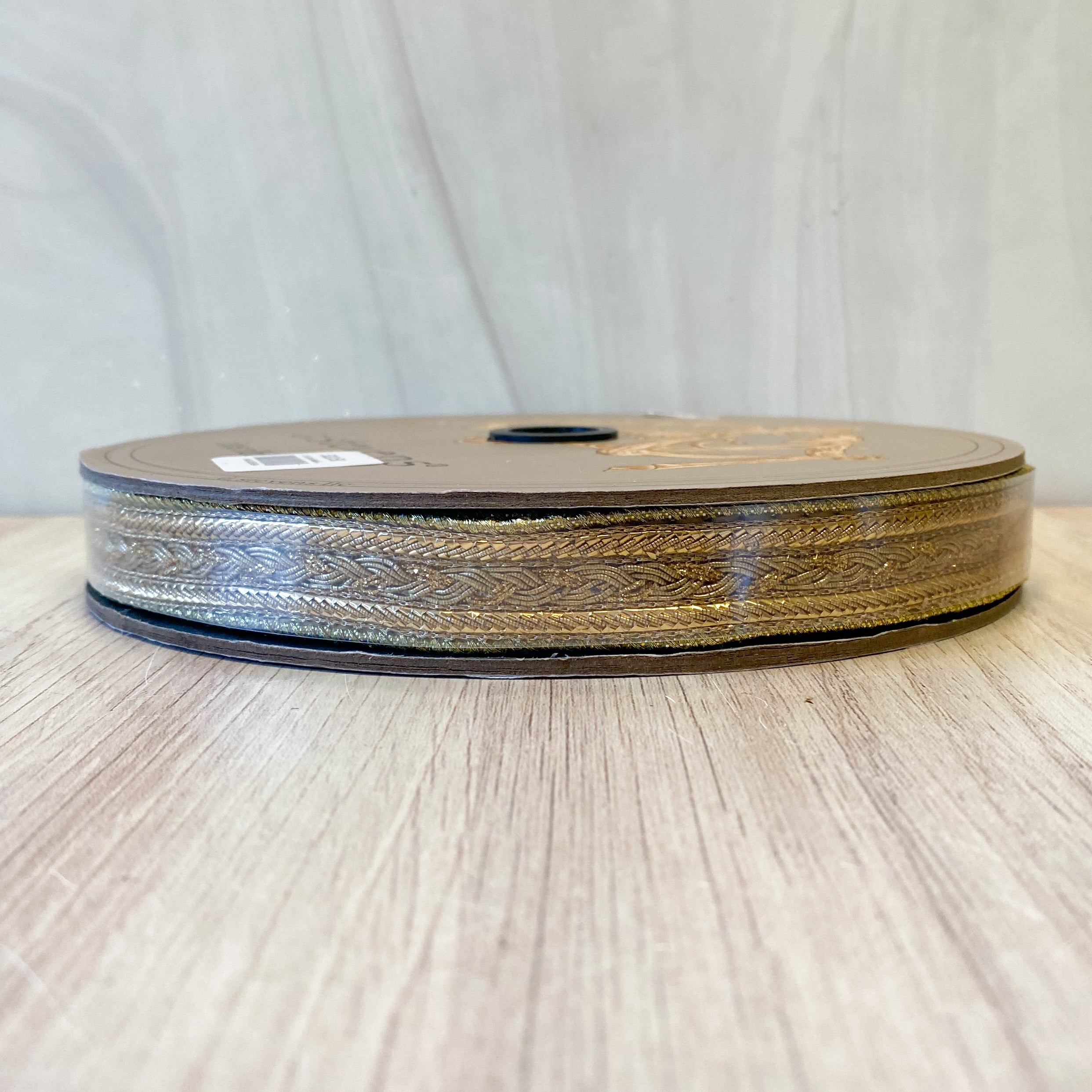 .75x10yds Metallic Dupion Braid Trim, Gold