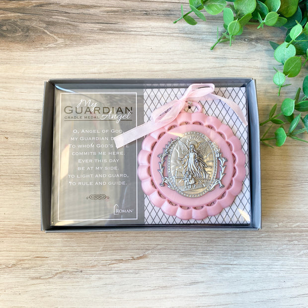 4.25"H Pink Cradle Medal