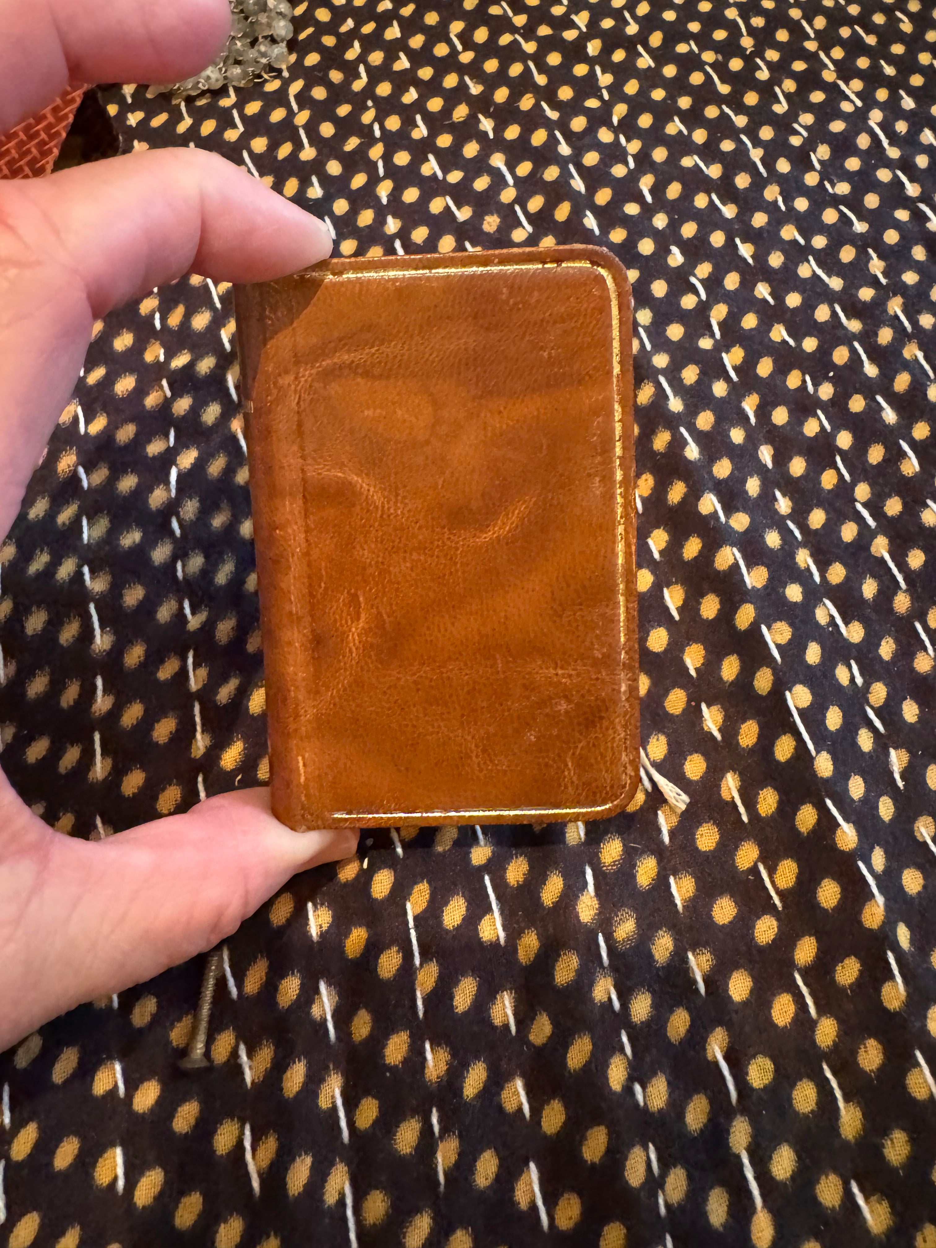 Antique French 1797 Missal extra small