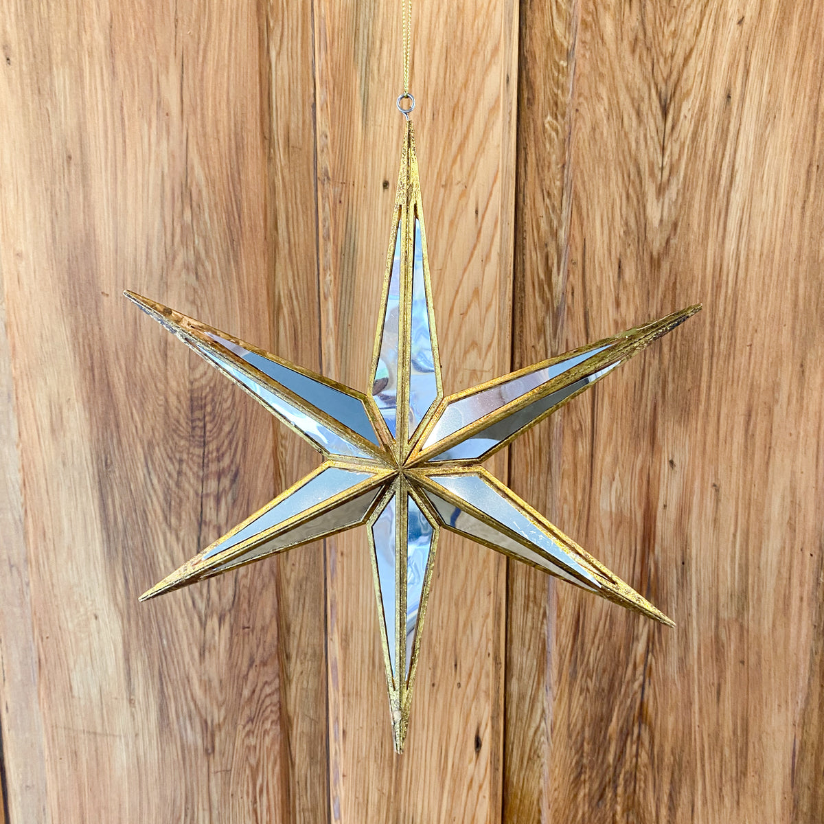 12 " Mirrored Star Ornament