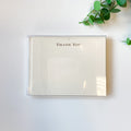 Flat Card/Envelope - Thank You Block
