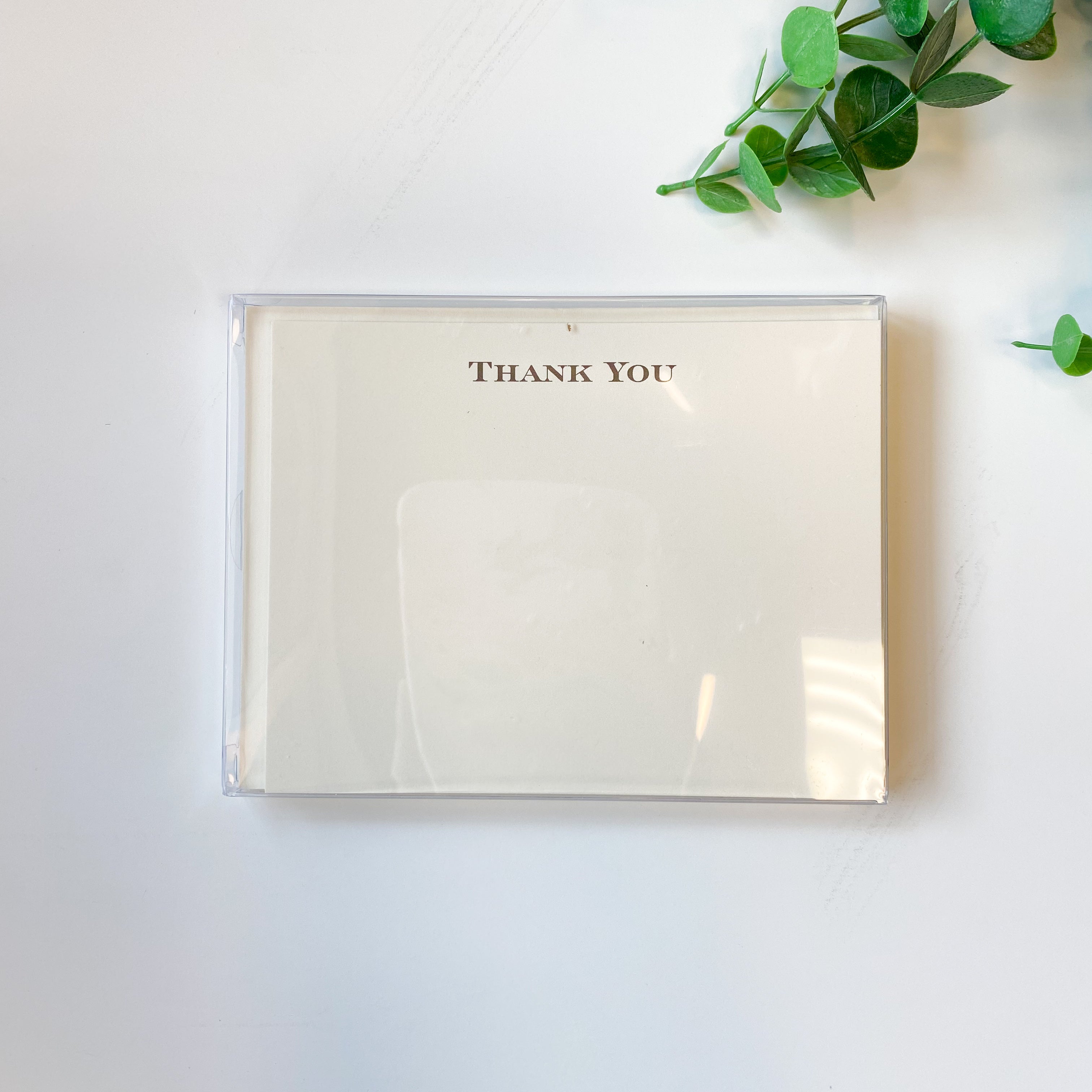 Flat Card/Envelope - Thank You Block