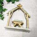 Baby Jesus In Manger Resin Figure