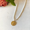 Burning Heart Pearl Necklace