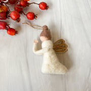 Wool Felt Angel Ornament