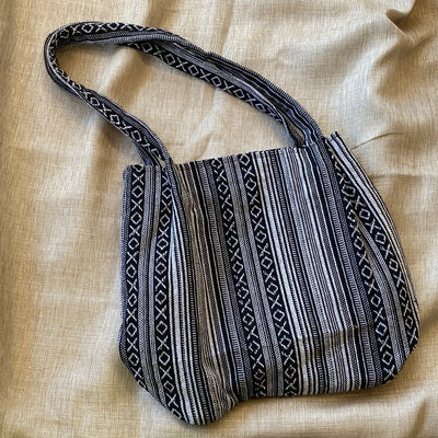 Bag Black and White Large Canvas