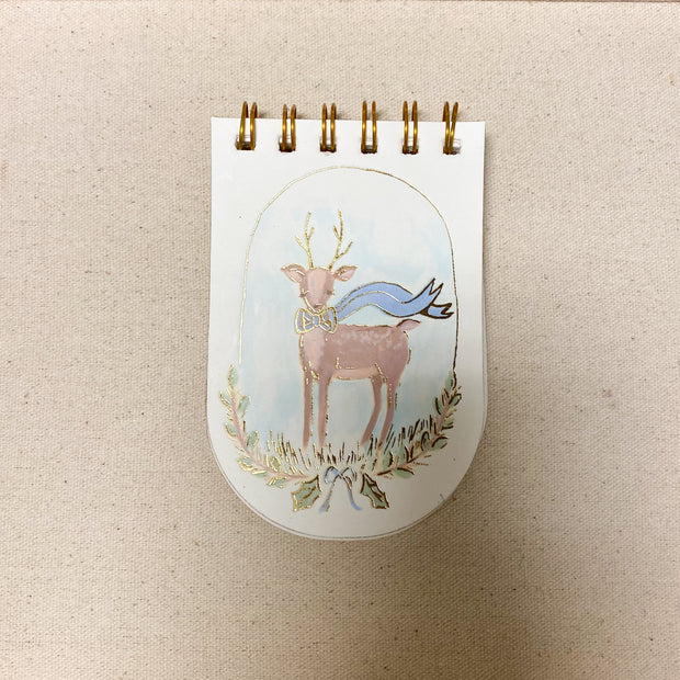5"L x 5"W Paper Hard Cover Holiday Icon Notebook, 3 Styles