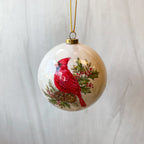 3" Assorted Cardinal Chorus Paper Mache Ornament