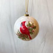 3" Assorted Cardinal Chorus Paper Mache Ornament
