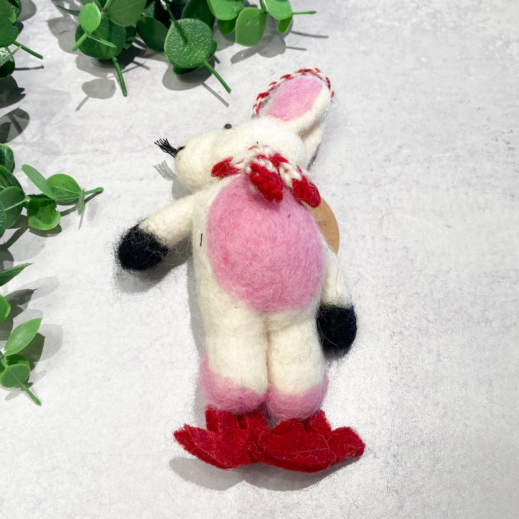 Wool Animal Skater Ornament