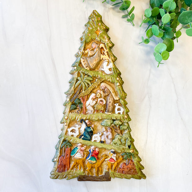 Nativity Tree - Plaque