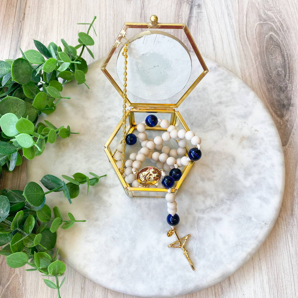 Tiny Jewelry Box- Bee Still Design