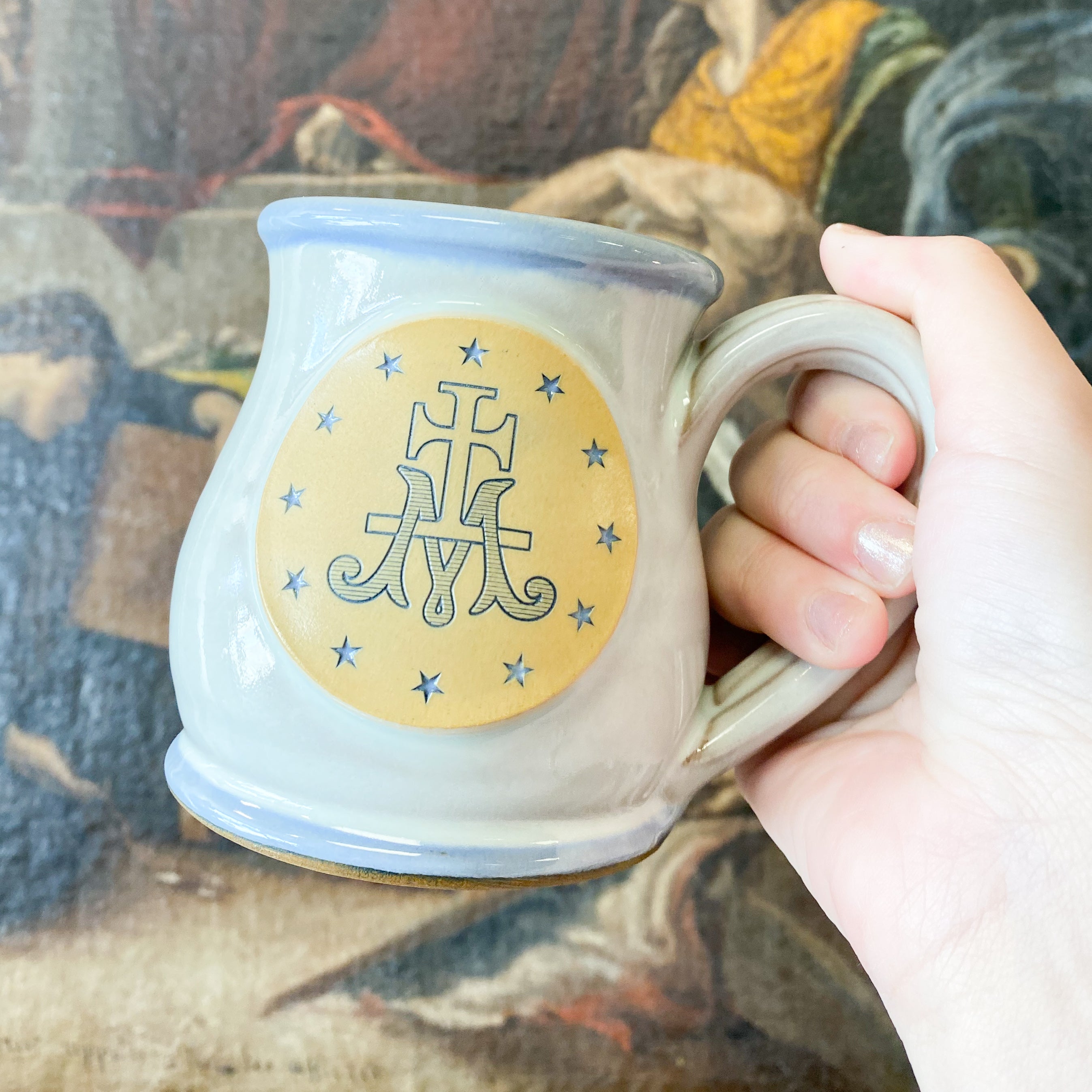 Immaculate Mary Short Belly Mug