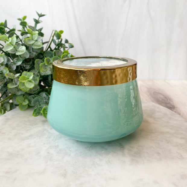 Pacific Coast Watercolor Pressed Candle-Medium