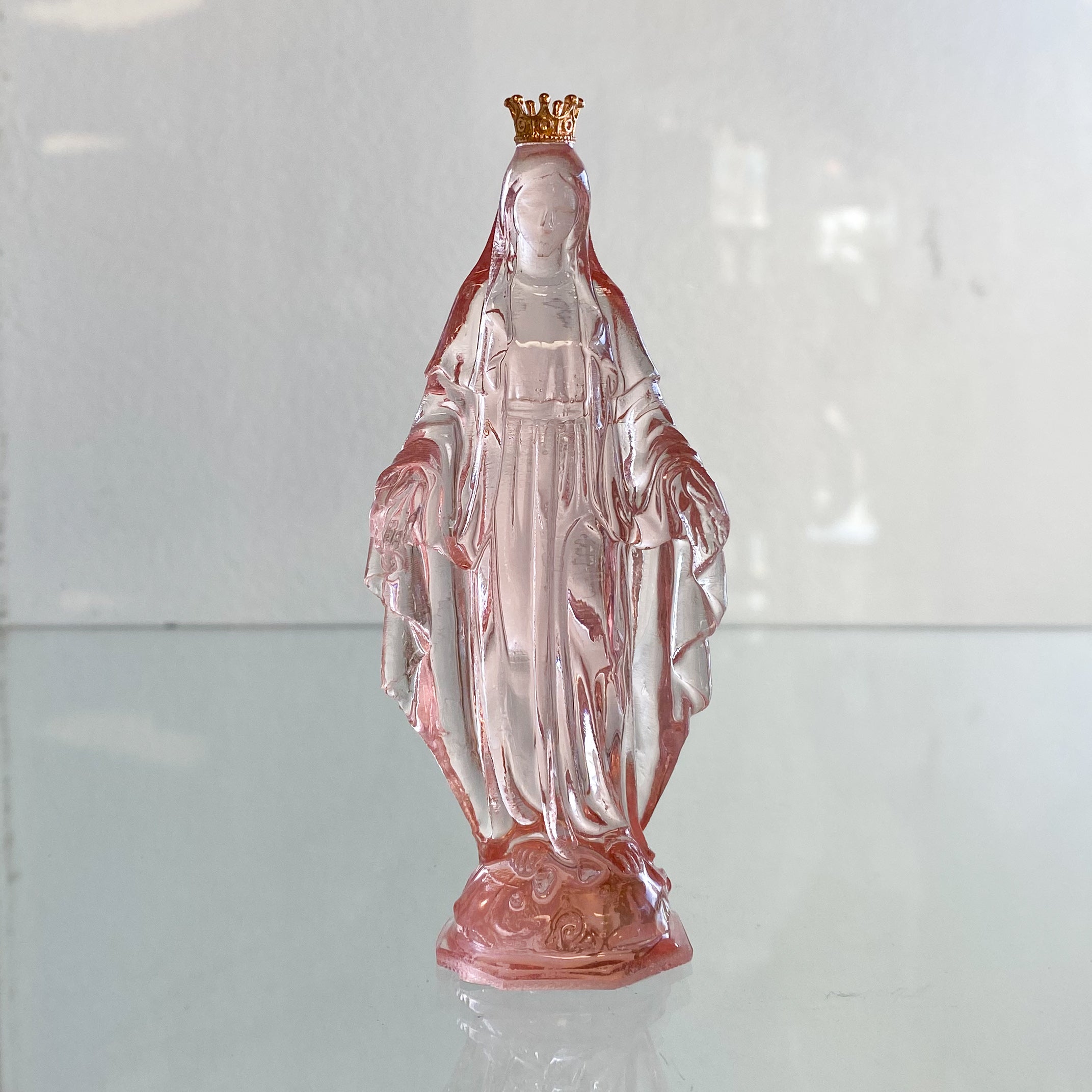 4" Crowned Mary Statue