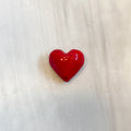 Heart, Glass - Red