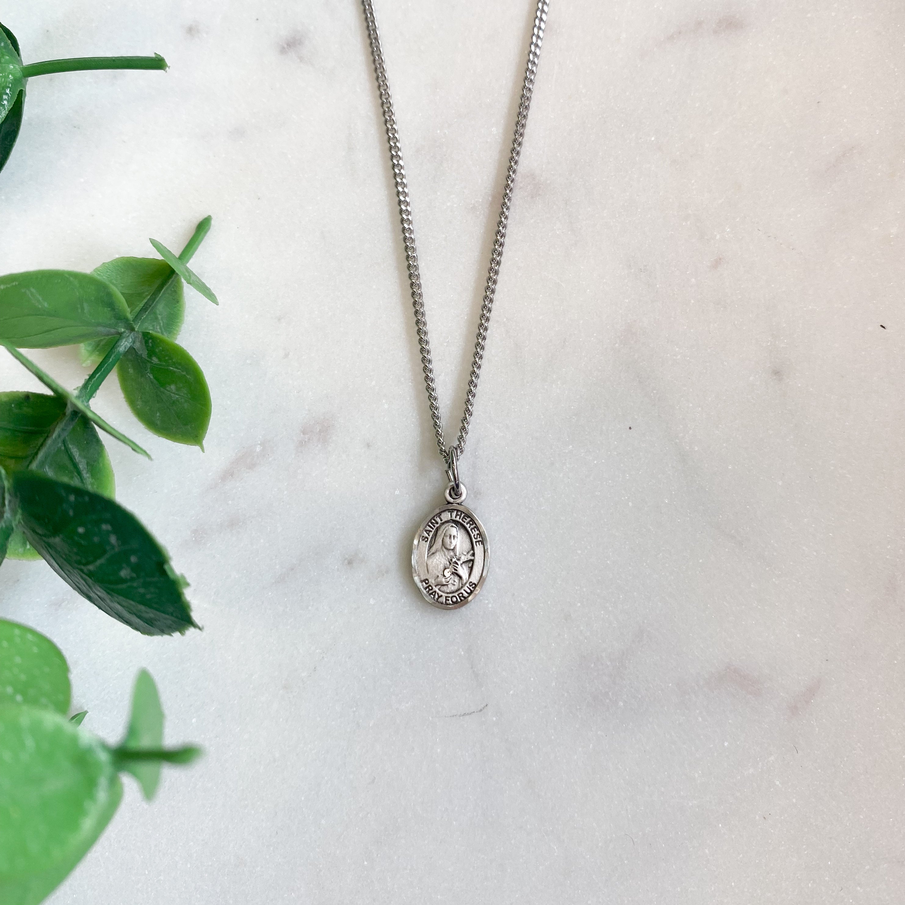 Petite St. Therese of Lisieux Necklace