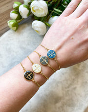 Jubilee Benedictine Bracelet Blue