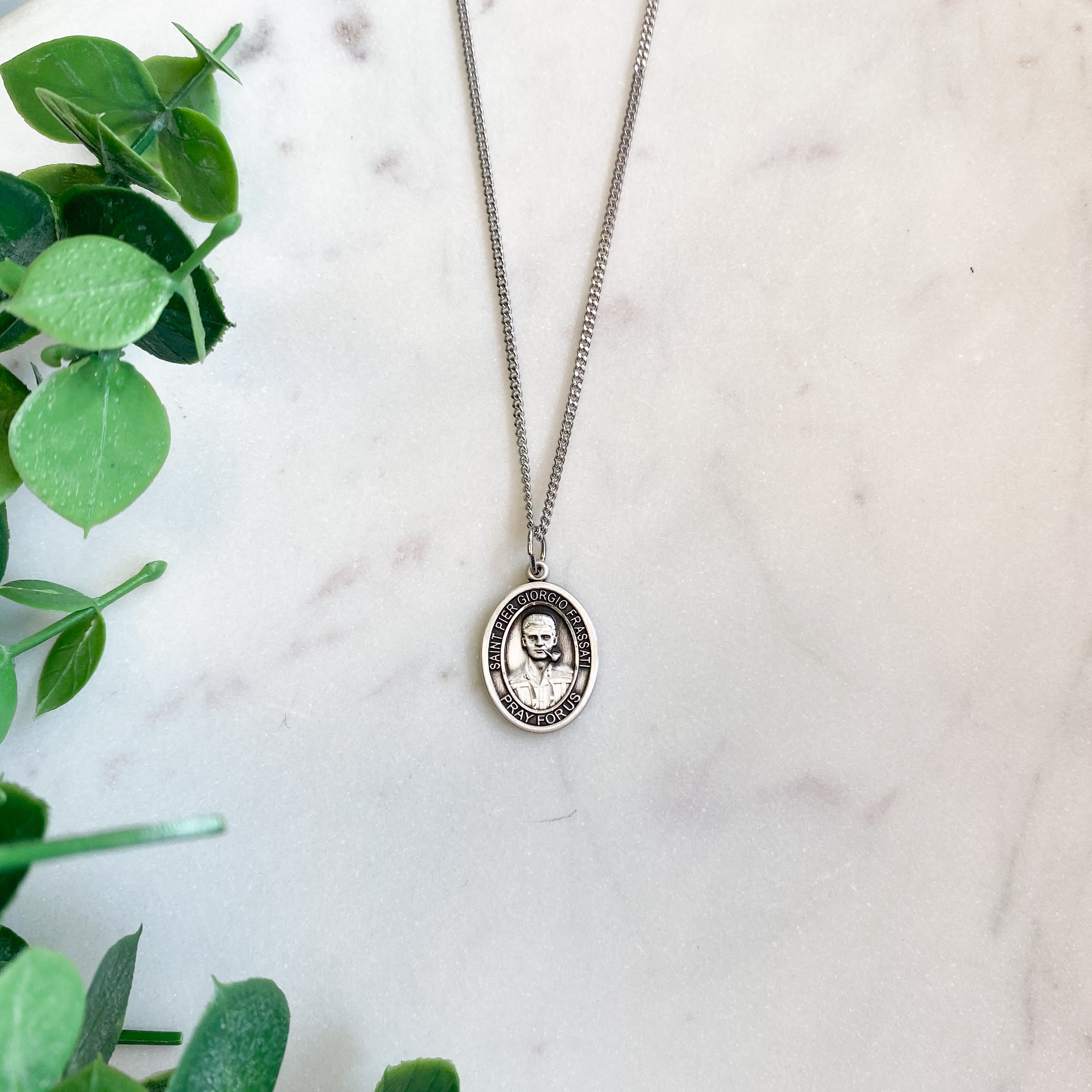 Sterling Silver St. Pier Giorgio Frassati Necklace