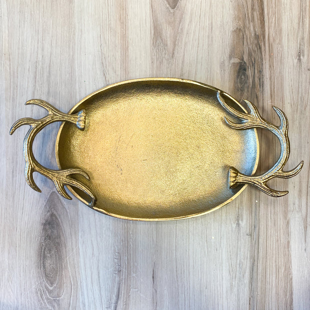 Gold Antler Platters