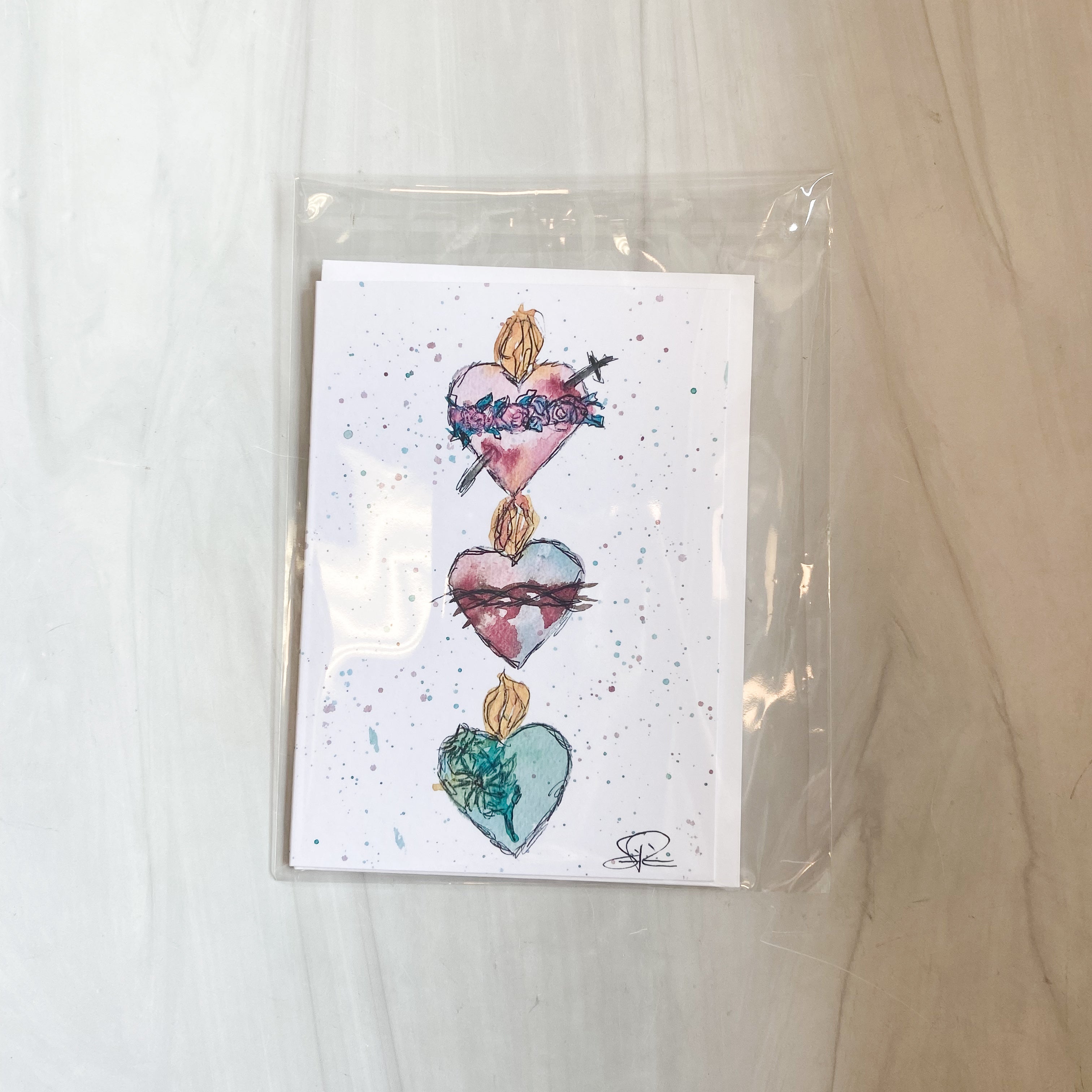 Holy Heart Trio Cards