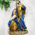 10.5" Holy Family Blue & Gold