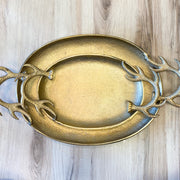 Gold Antler Platters