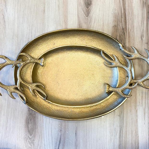Gold Antler Platters