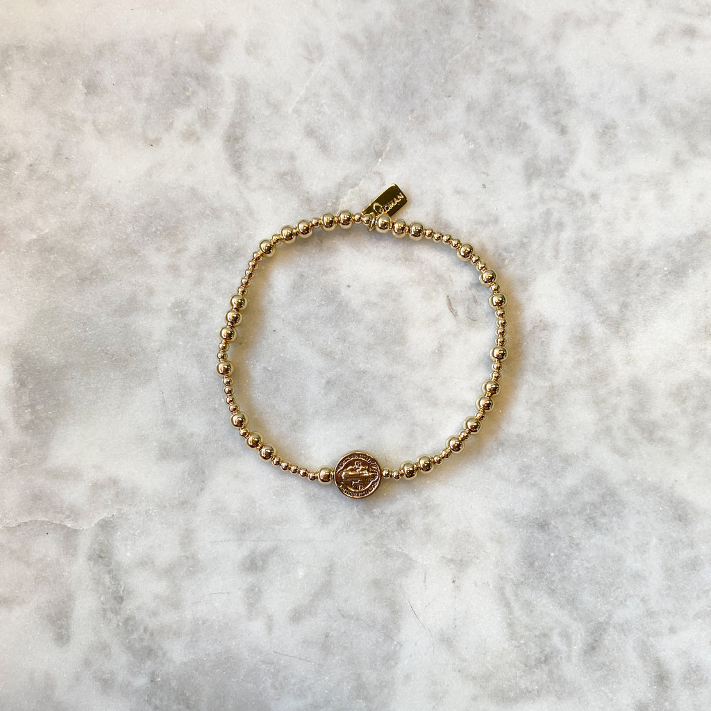 Medal & Saint Bracelet