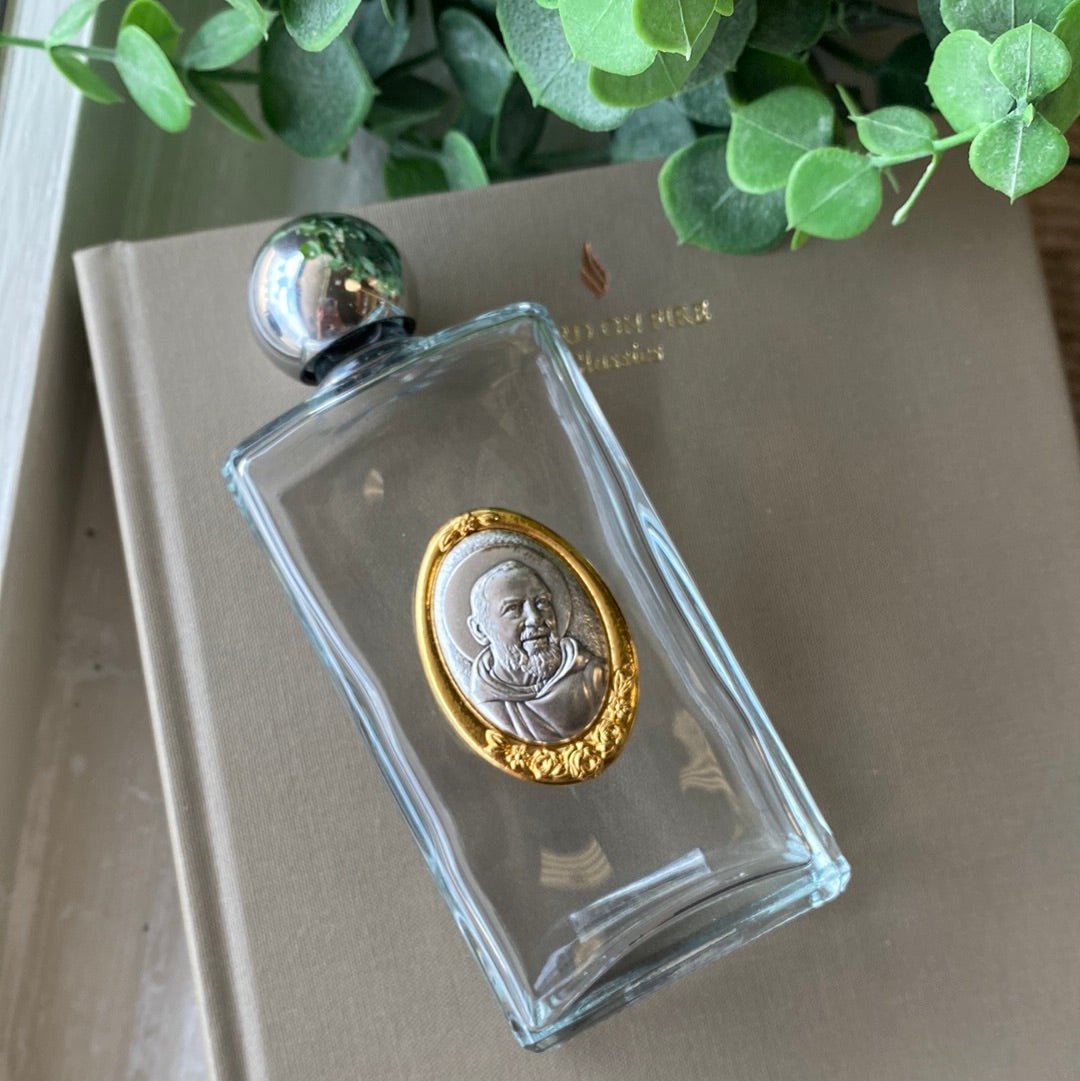 Padre Pio Holy Water Bottle