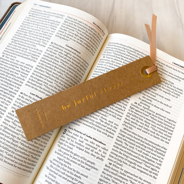 Be Joyful Always Bookmark