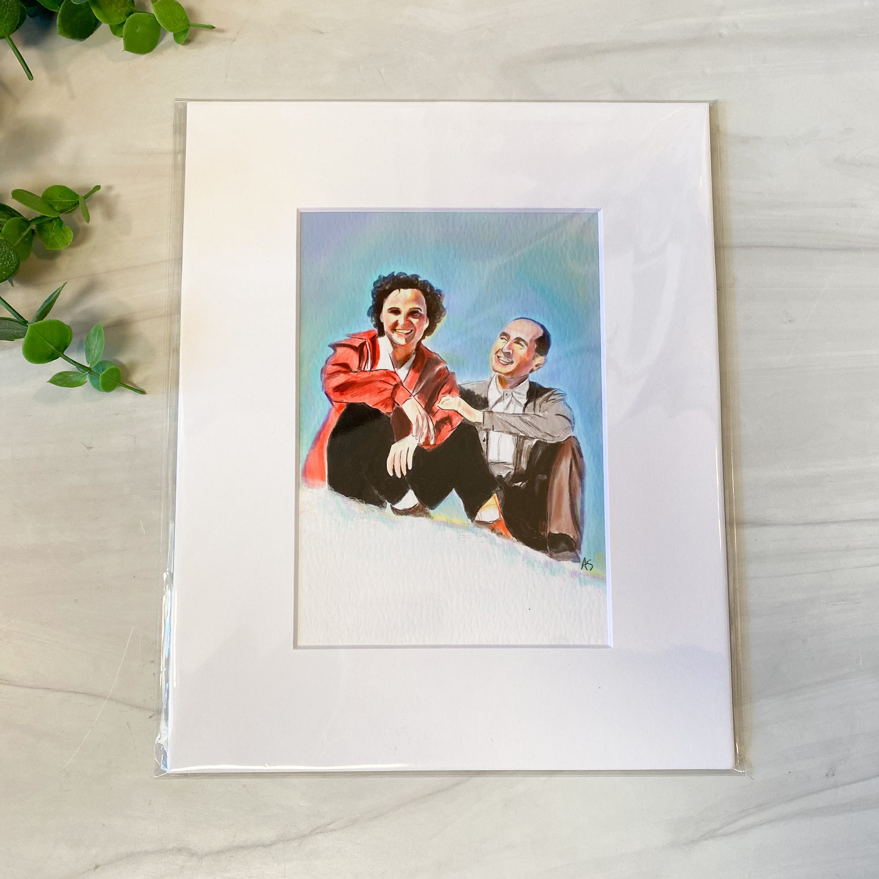 Gianna and Pietro Watercolor Print