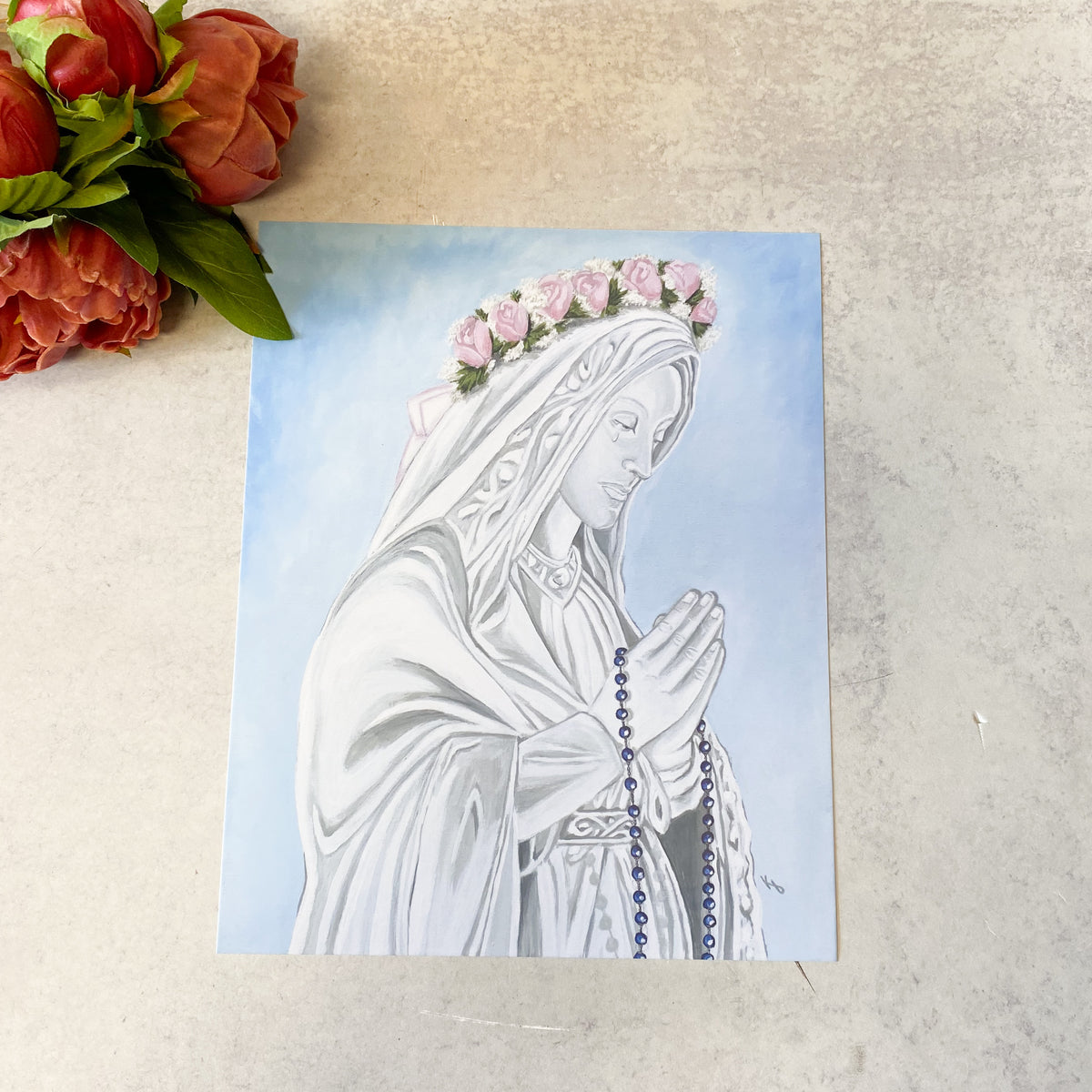 8x10 Assorted Catholic Saints / Religious Images Prints