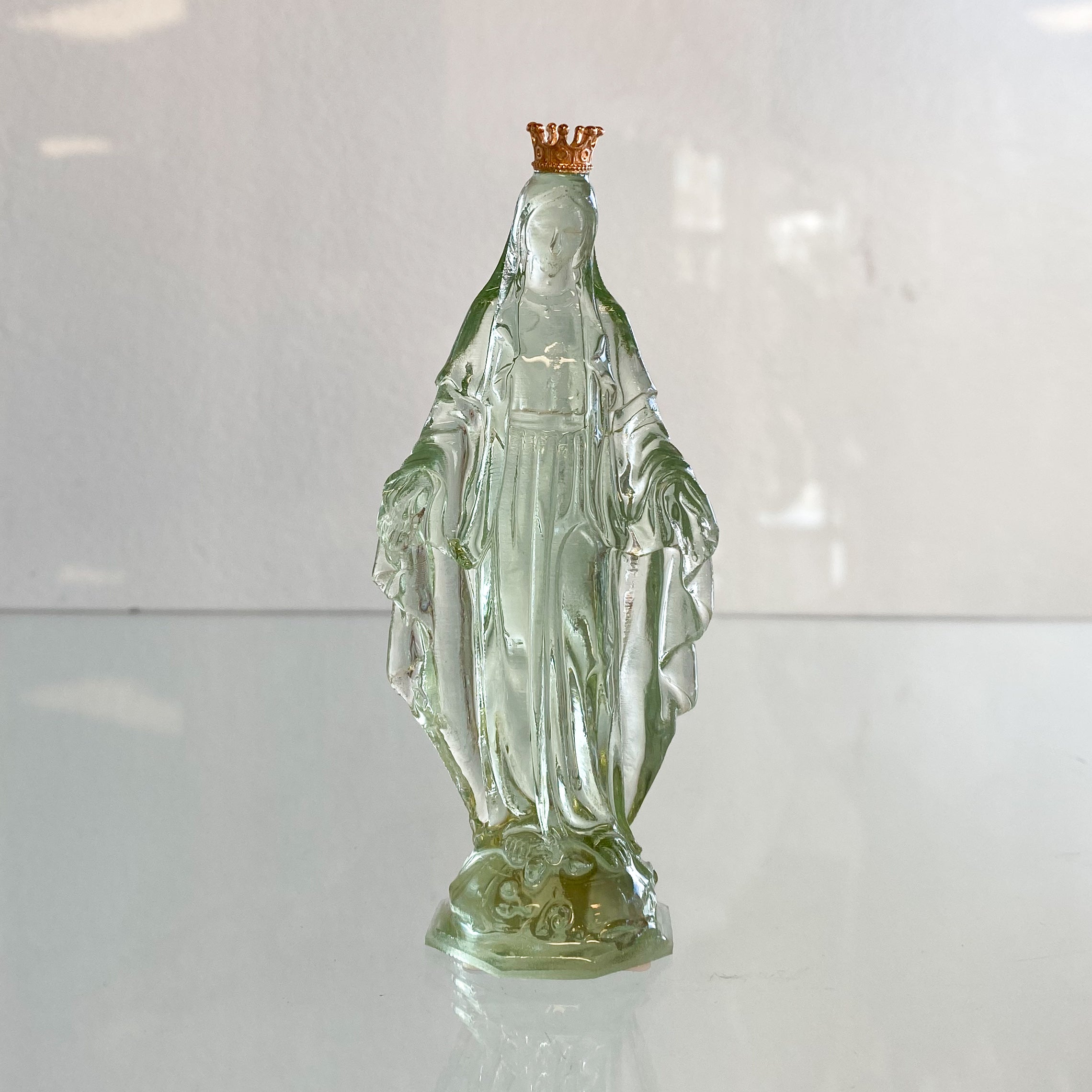 4" Crowned Mary Statue