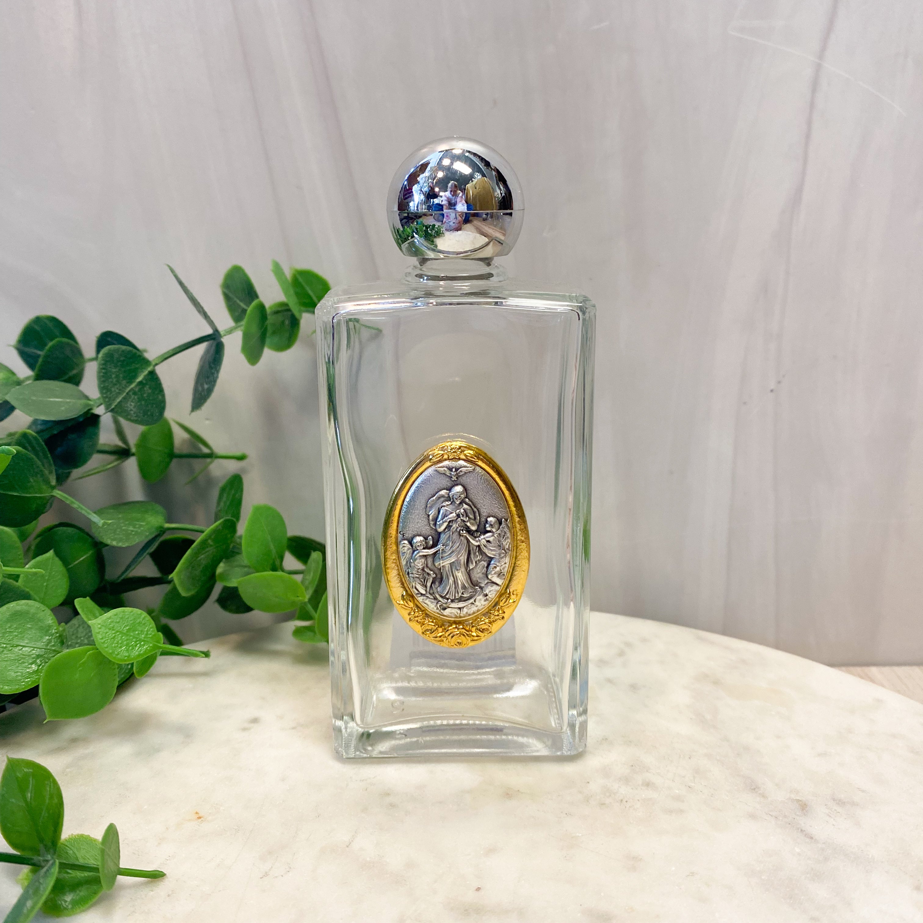 Our Lady Untier of Knots Large Holy Water Bottle