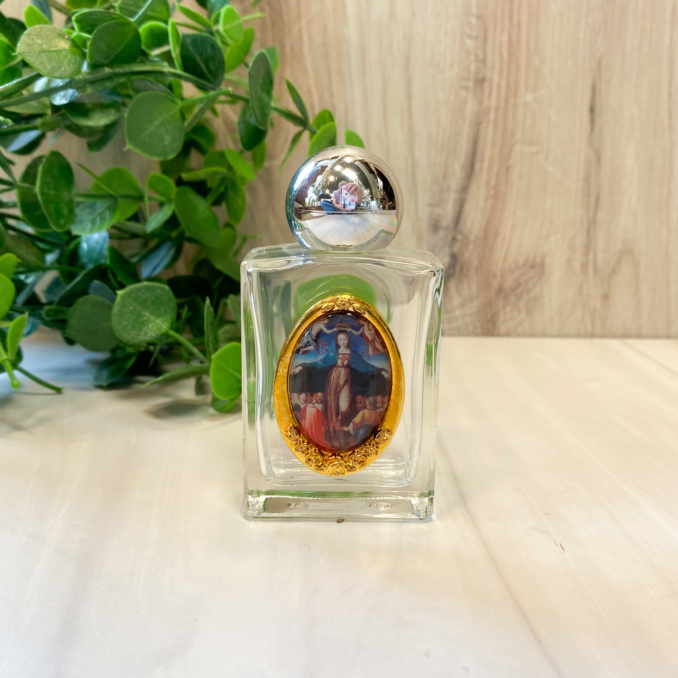 Queen of Heaven Holy Water Bottle