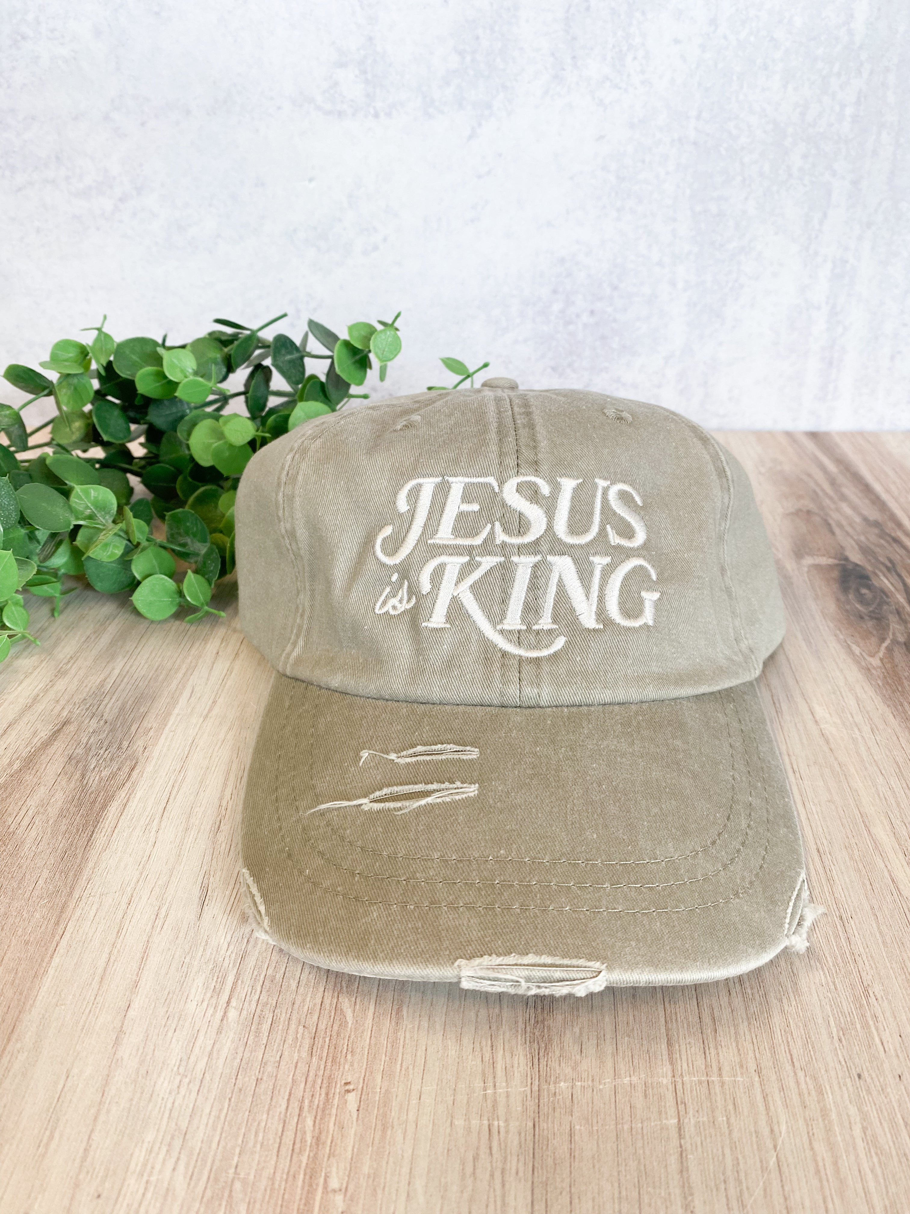 Jesus is King Cap
