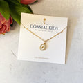 Coastal Kids Our Lady of Lourdes Necklace White