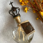 Crowned Heart Decanter with Museum Stand