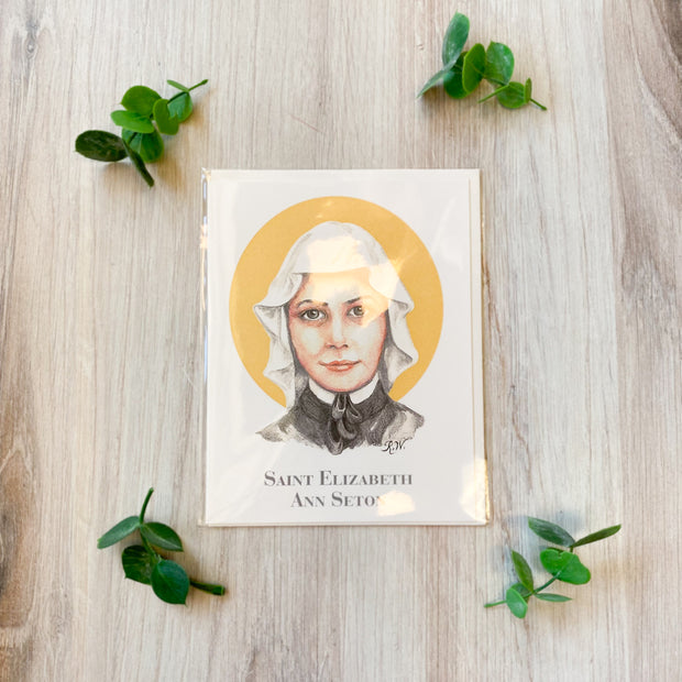 Saint Elizabeth Ann Seton Notecard with Envelope